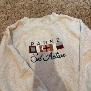 Parke x Set Active Light Gray Mockneck